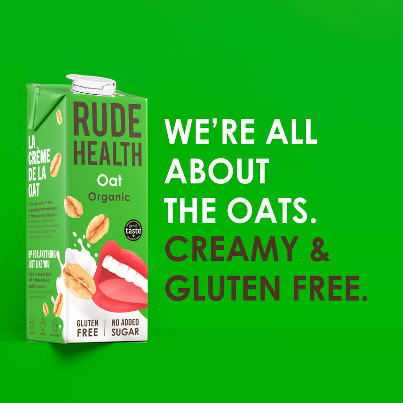 Rude Health organic oat drink 1L (British brand)