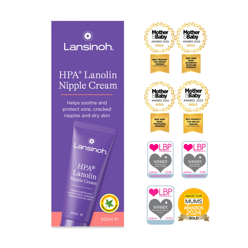 Lansinoh HPA Lanolin nipple cream 40ml, imported from the UK