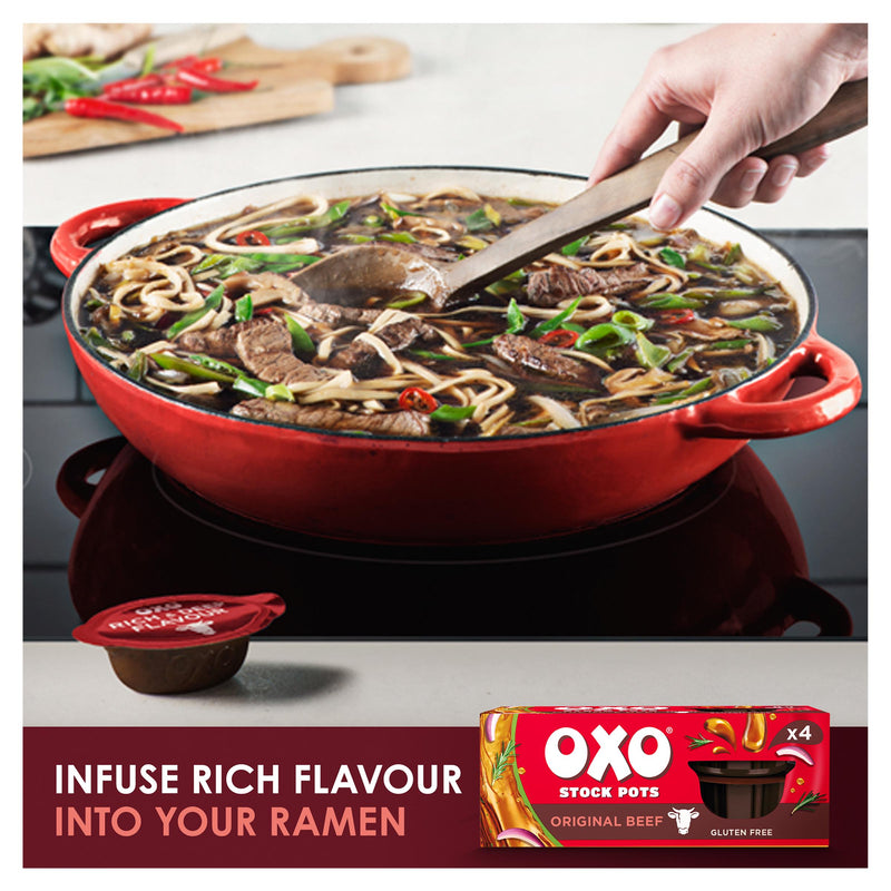 Oxo Original Beef Stock Pots 80g, imported from the UK