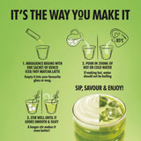 Kenco Vanilla Matcha Latte sachets 8 pack, imported from the UK