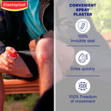 Elastoplast Second Skin Protection Spray Plaster 40ml (British brand)