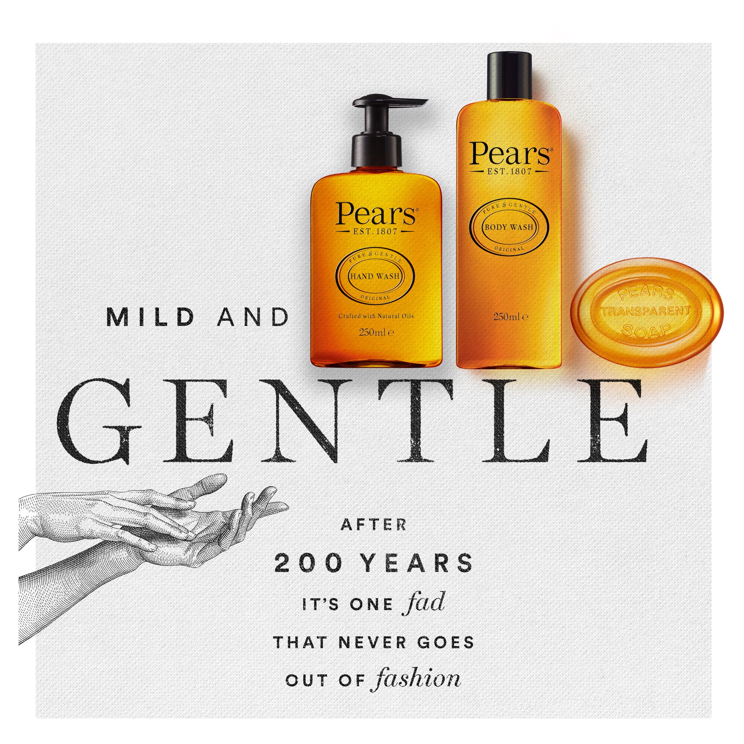 Pears body wash with natural oils 500ml, UK version