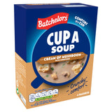 Batchelors Cup a Soup Cream of Mushroom 99g, imported from the UK