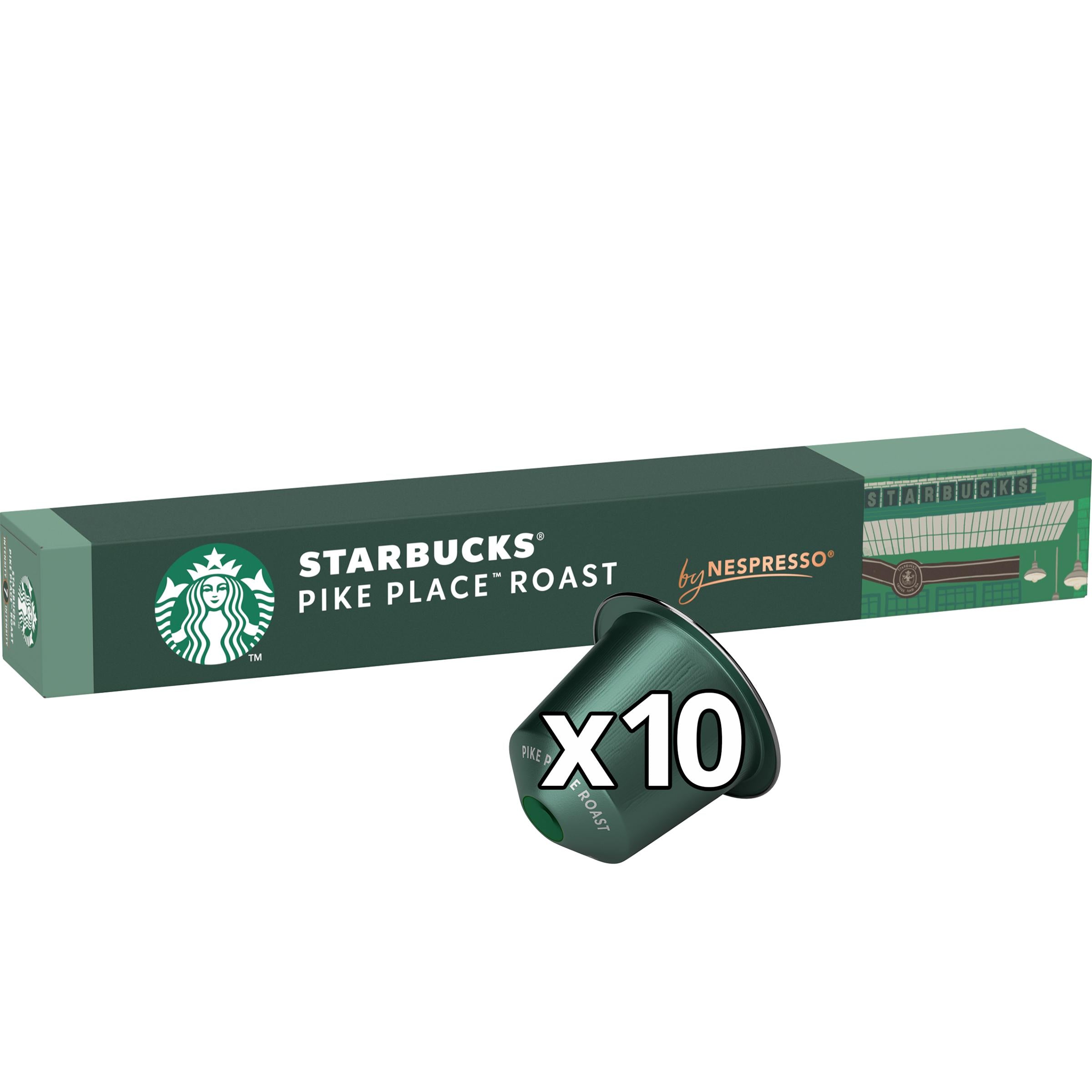 Starbucks Pike Place coffee pods x10 (British brand)