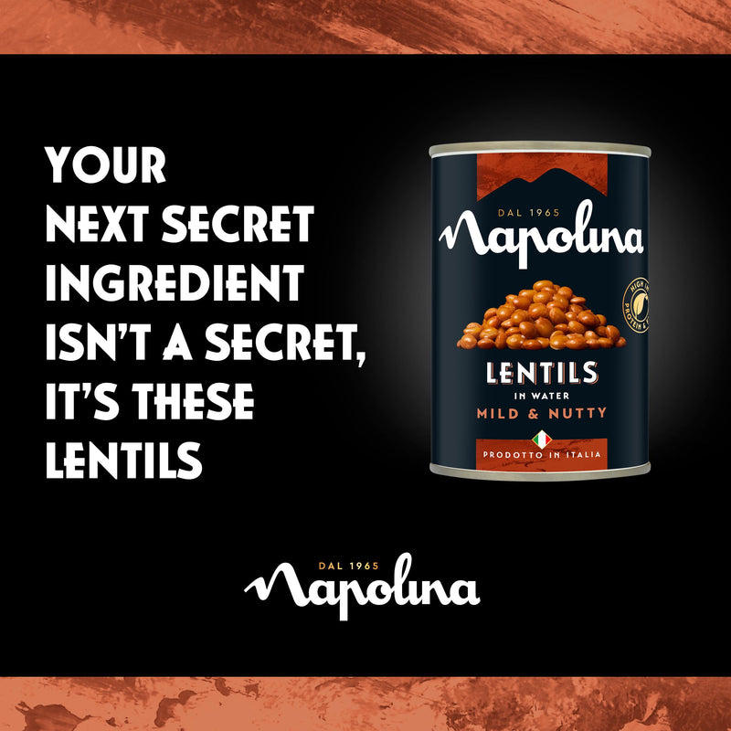 Napolina lentils in water 400g (British brand)