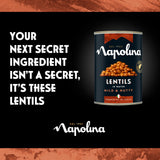 Napolina lentils in water 400g (British brand)