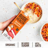 Rude Health roasted almond organic almond oat drink 1L, imported from the UK