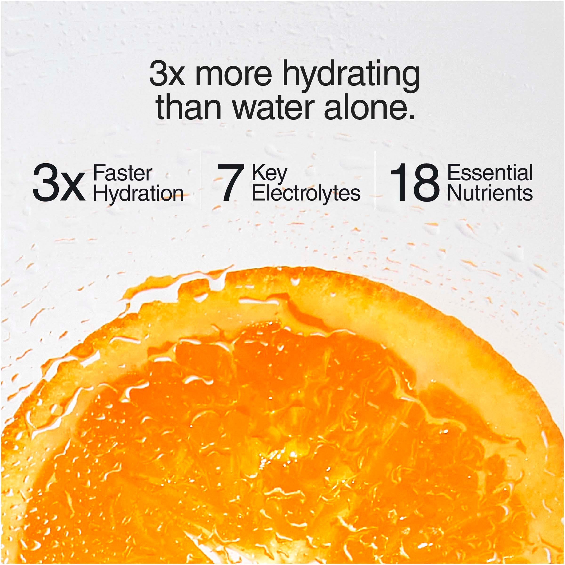 Phizz hydration effervescent tablets orange 20 count, UK version