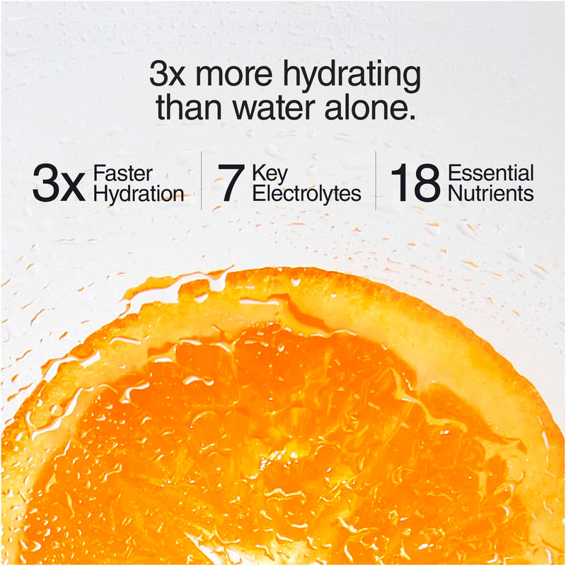 Phizz hydration effervescent tablets orange 20 count, UK version