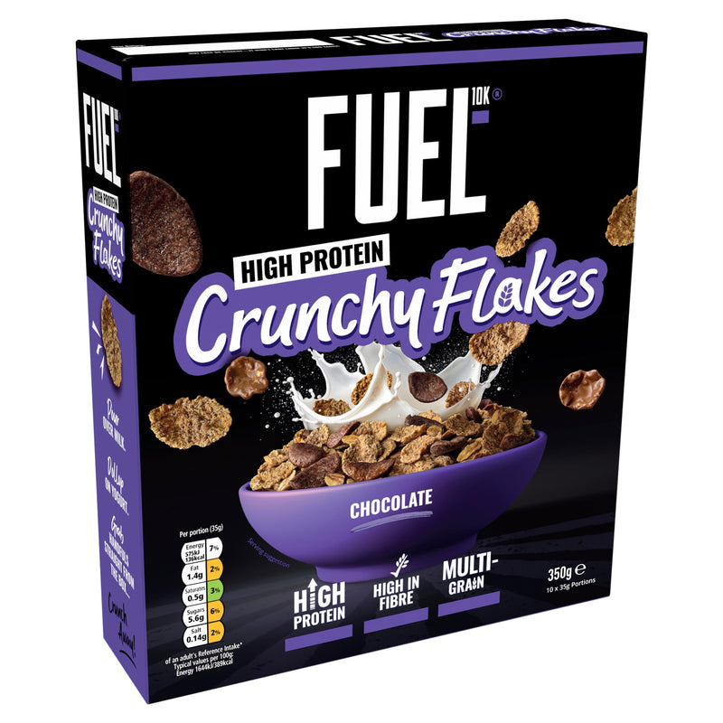 FUEL10K Chocolate Multigrain Flakes 350g - British product