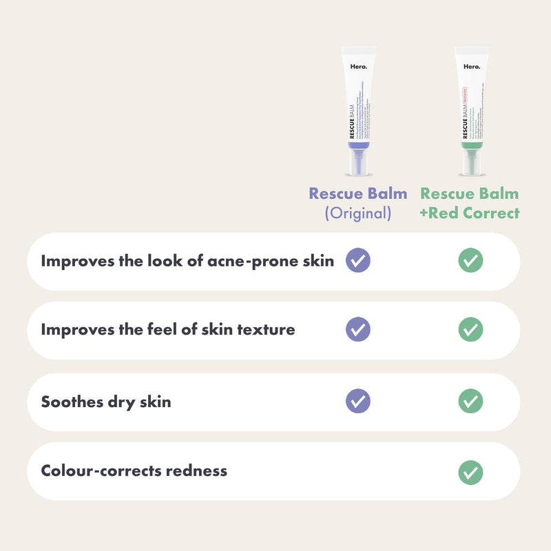 Hero Rescue Balm 15ml colour-correcting cream - British product
