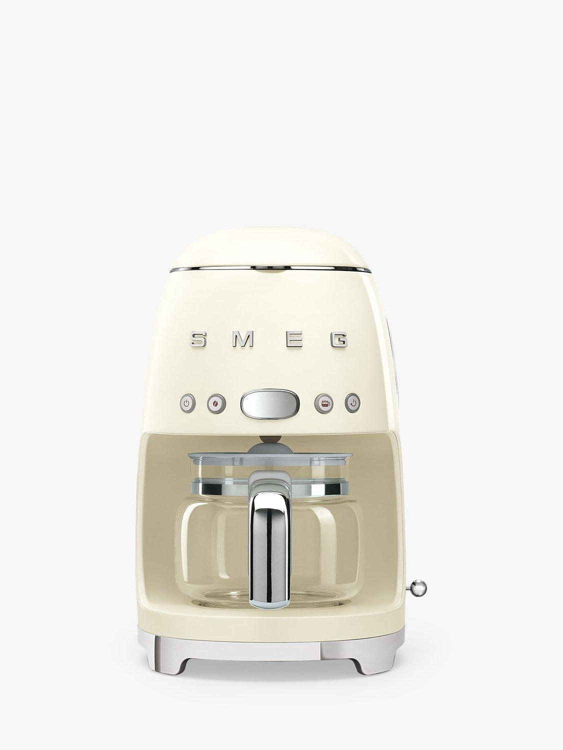 Smeg Drip Coffee Machine Black Gloss 1.4 Litre (British brand)