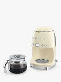 Smeg Drip Coffee Machine Black Gloss 1.4 Litre (British brand)