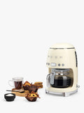 Smeg Drip Coffee Machine Black Gloss 1.4 Litre (British brand)