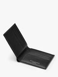 Aspinal of London 8-card billfold wallet pebble leather (British brand)