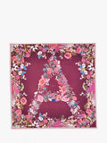 Aspinal of London floral silk square scarf 90cm, UK version