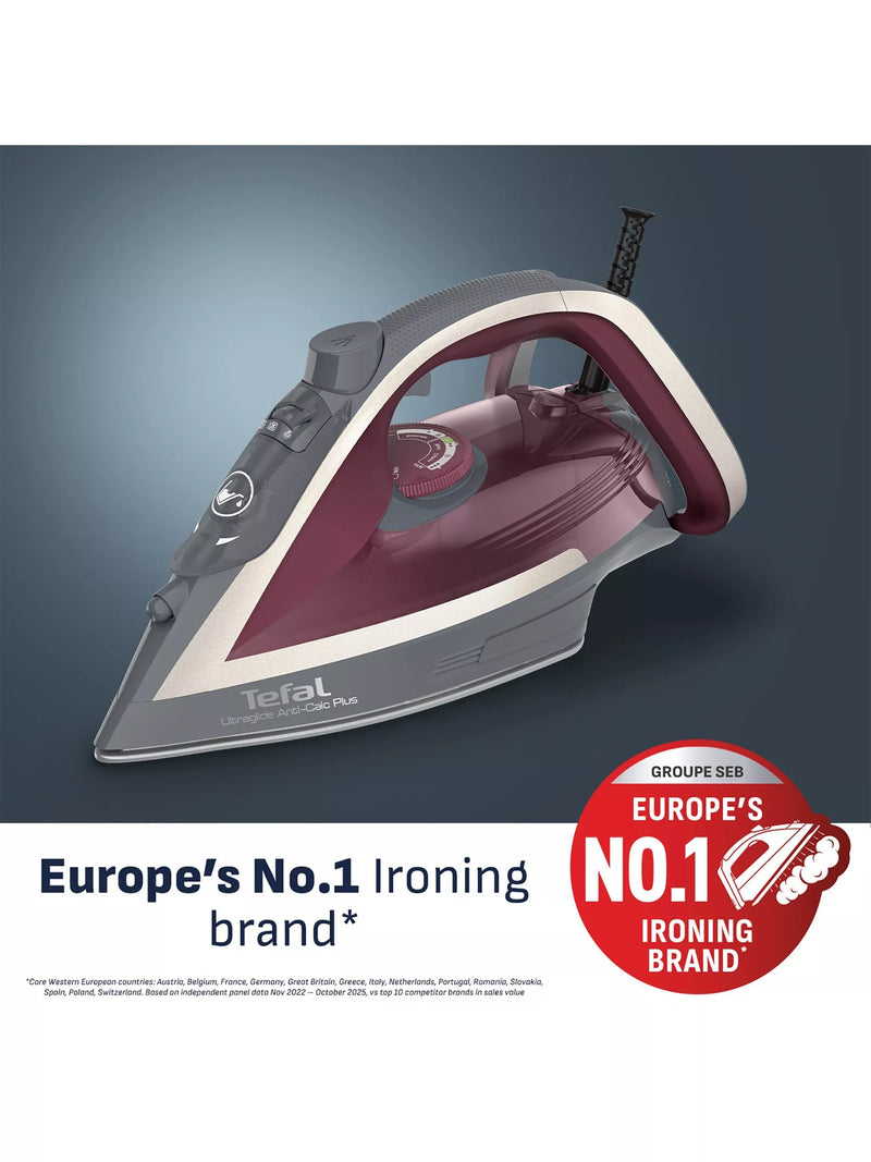 Tefal Ultraglide Anti-Scale Plus steam iron FV5872, UK version