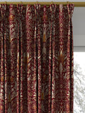 Morris & Co. Snakeshead curtains or roman blind claret/gold made to measure, imported from the UK