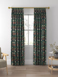 Morris & Co. Compton curtains indigo green floral pattern, made to measure - British product