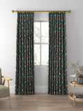 Morris & Co. Compton curtains indigo green floral pattern, made to measure - British product