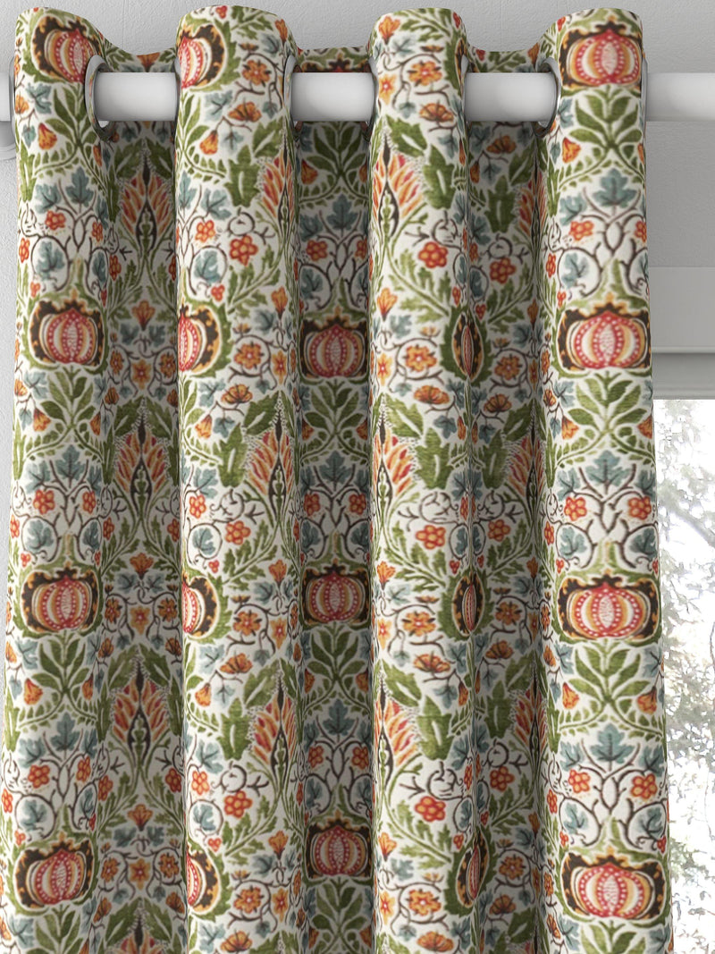 Morris & Co. Little Chintz fabric olive ochre (British brand)