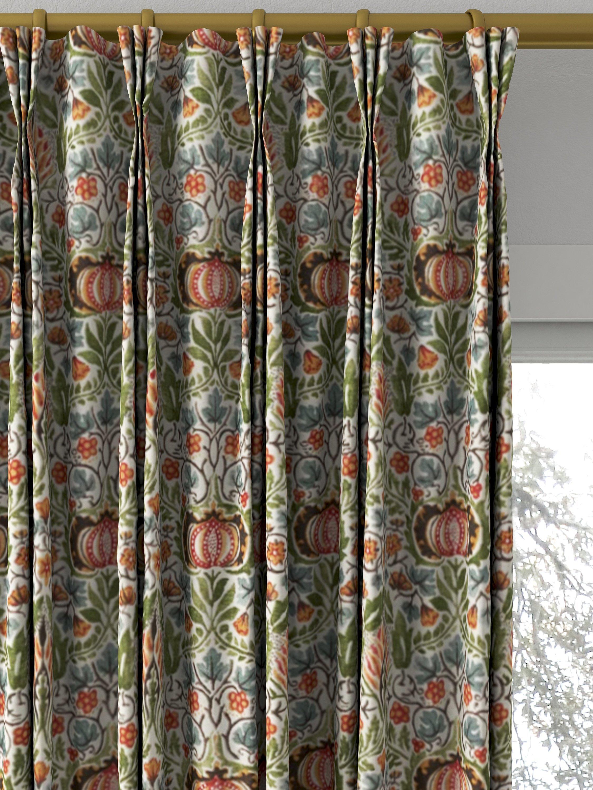 Morris & Co. Little Chintz fabric olive ochre (British brand)