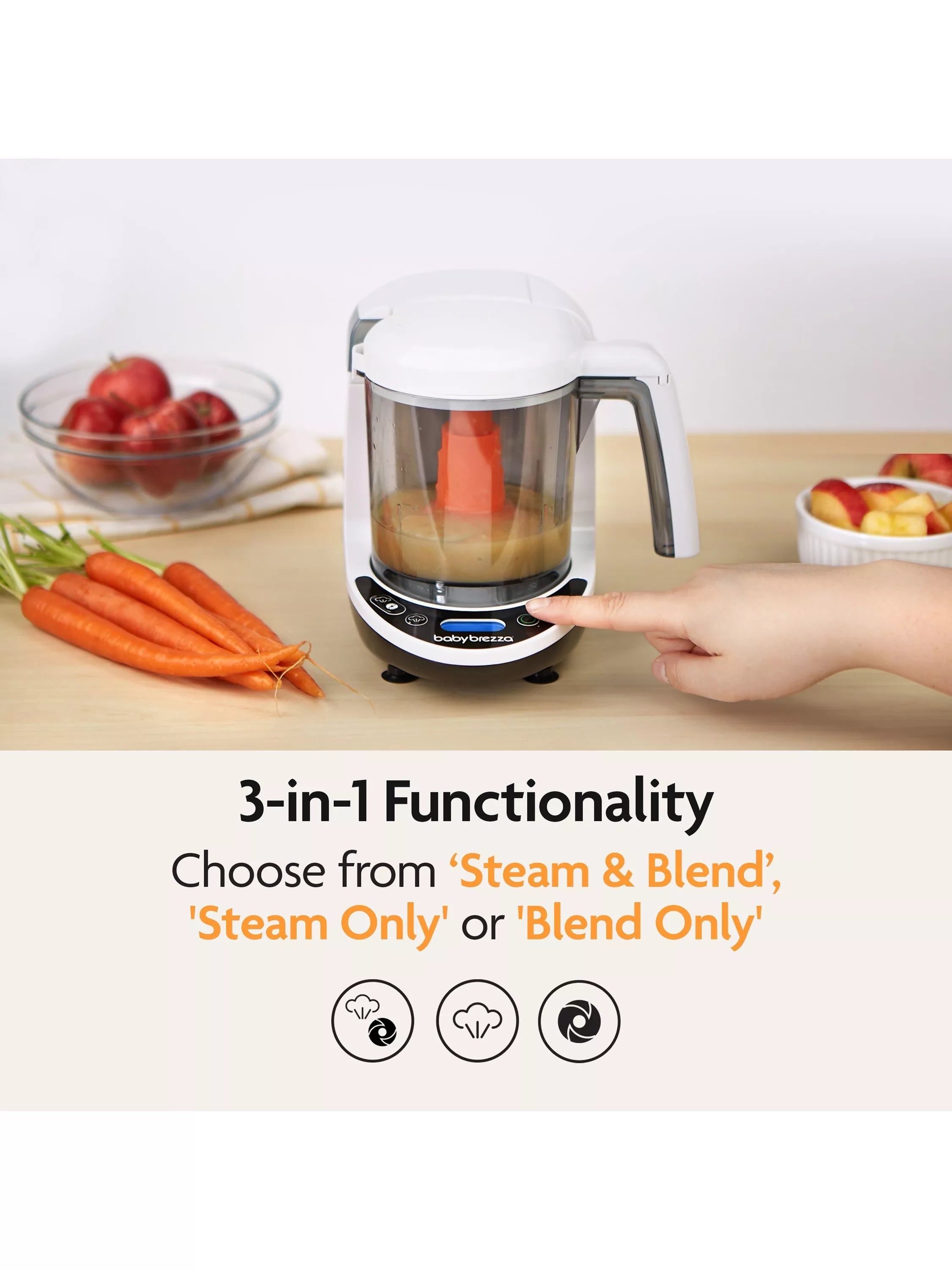 Baby Brezza Deluxe One Step Food Maker - British product