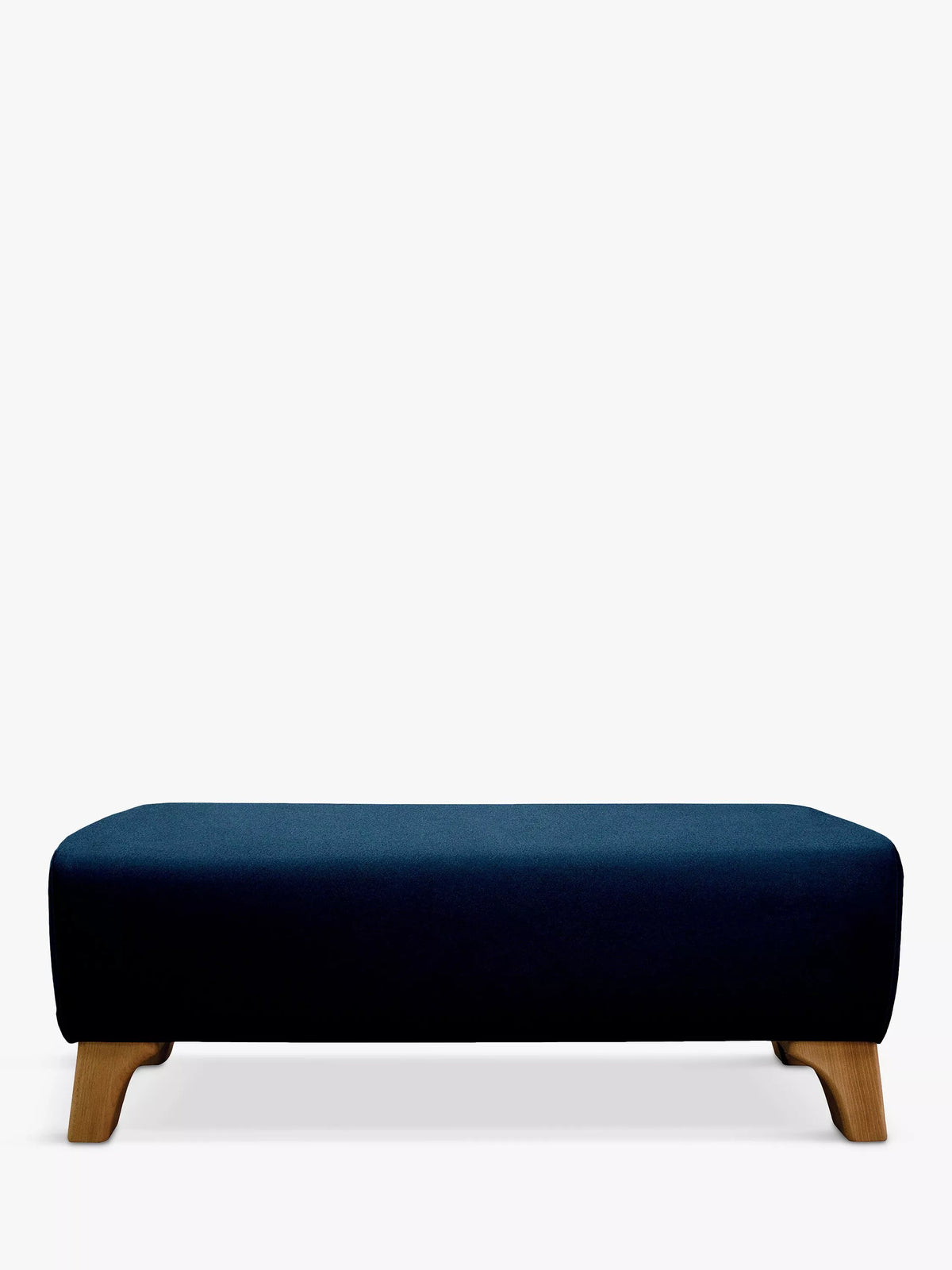 G Plan footstool Easy Clean Plush Indigo (British brand)