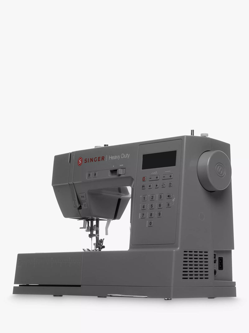Singer HD6705C heavy duty computerised sewing machine grey, UK version