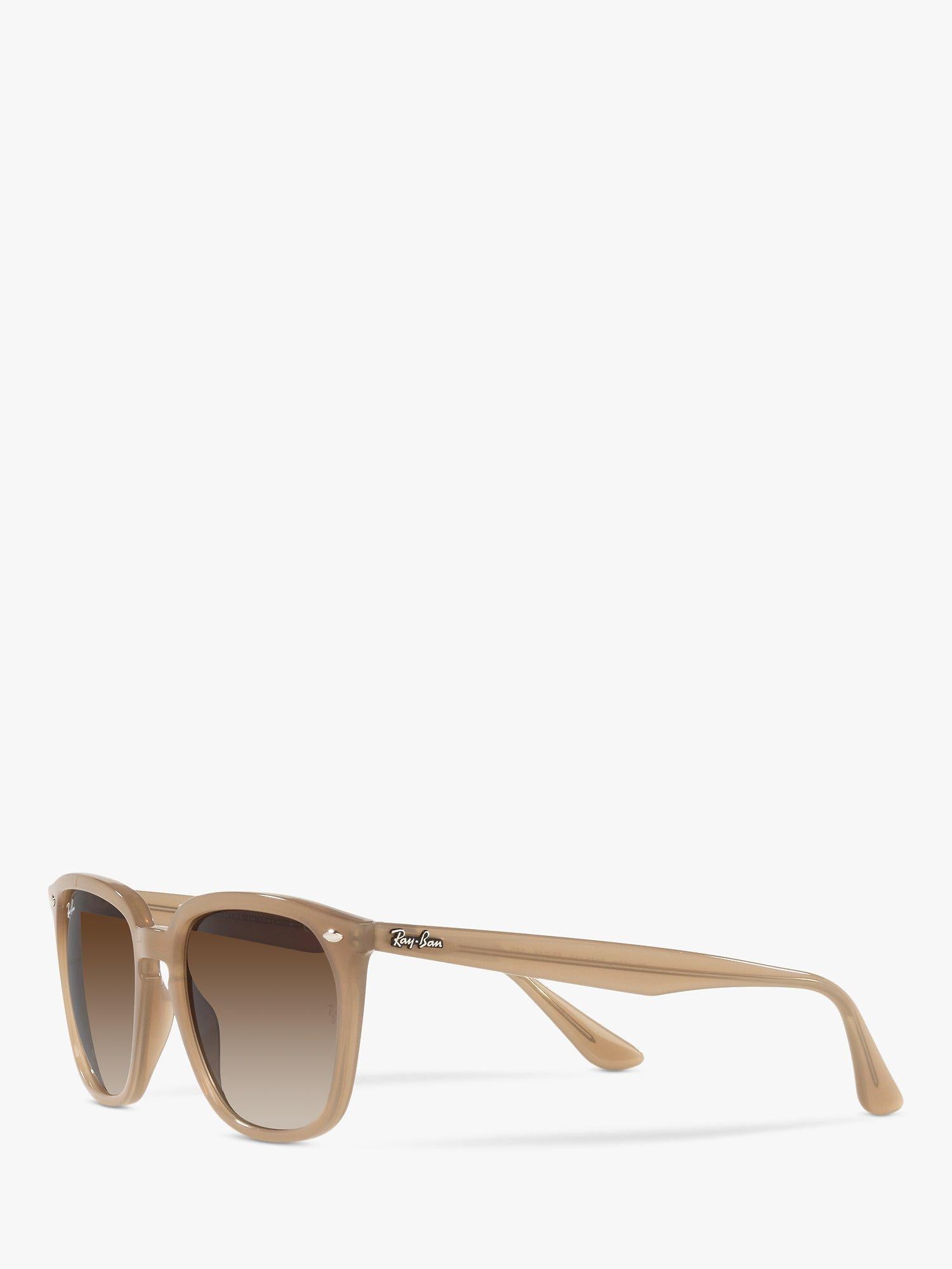 Ray-Ban square sunglasses light brown gradient 55mm, UK version