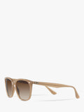 Ray-Ban square sunglasses light brown gradient 55mm, UK version