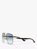 Ray-Ban square sunglasses gradient lenses 56mm, imported from the UK