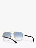 Ray-Ban square sunglasses gradient lenses 56mm, imported from the UK