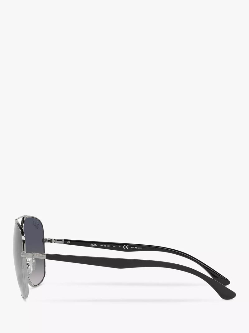 Ray-Ban RB3683 square polarized sunglasses, imported from the UK