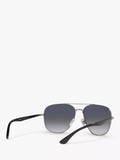 Ray-Ban RB3683 square polarized sunglasses, imported from the UK
