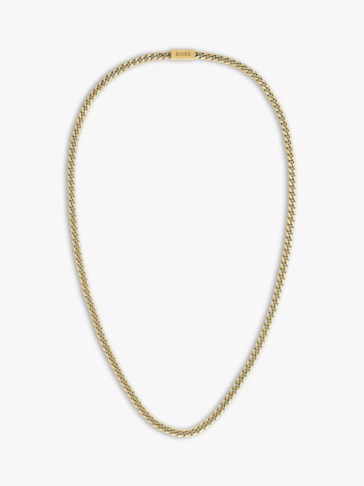 BOSS gold plated chain necklace 61cm, UK version