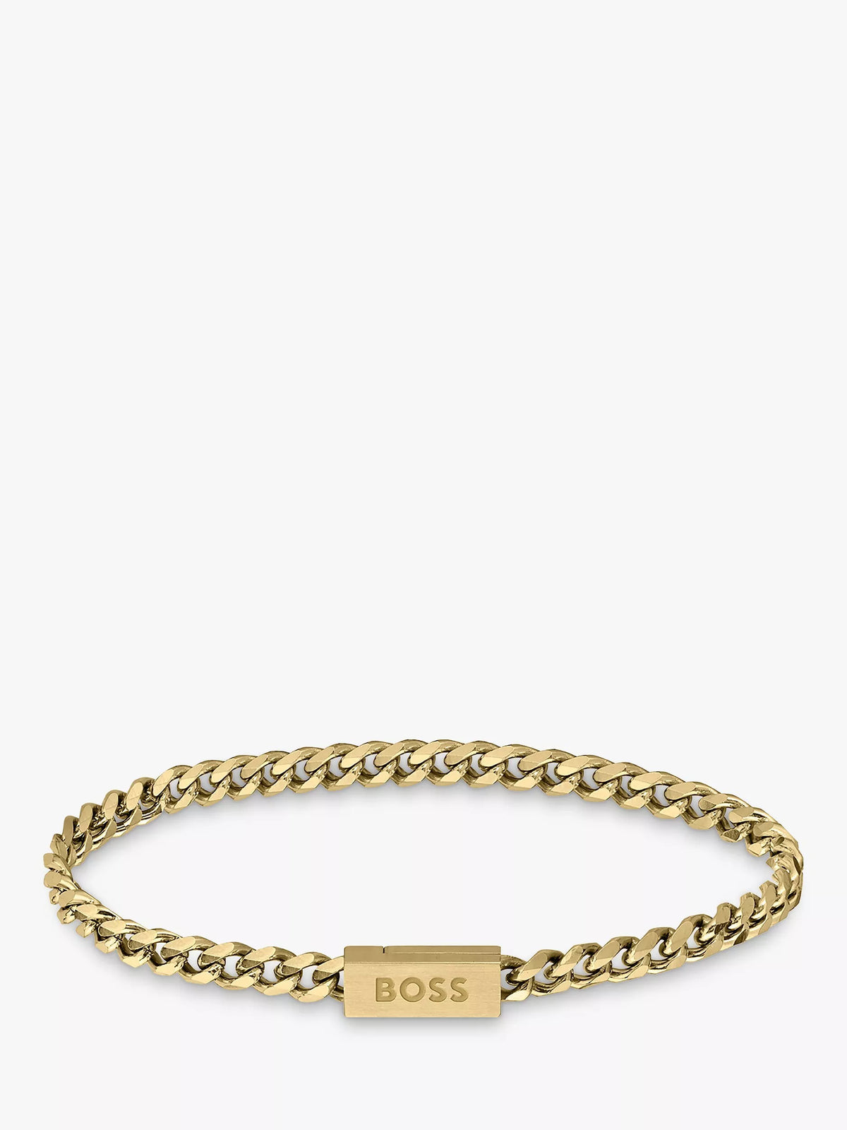 BOSS Men's Curb Chain Bracelet, Gold