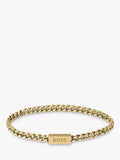 BOSS Men's Curb Chain Bracelet, Gold