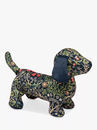 John Lewis Squeaky Sausage Dog Toy with Blackthorn Print and Crinkle-Paper Ears- Buy online at McGrocer