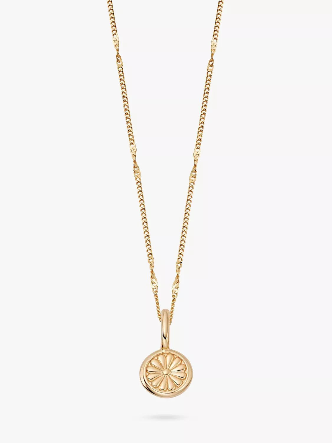 Daisy London daisy pendant necklace gold 50cm - British product