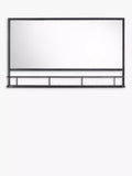 Gallery Direct Emerson metal frame shelf mirror 63x106cm (British brand)