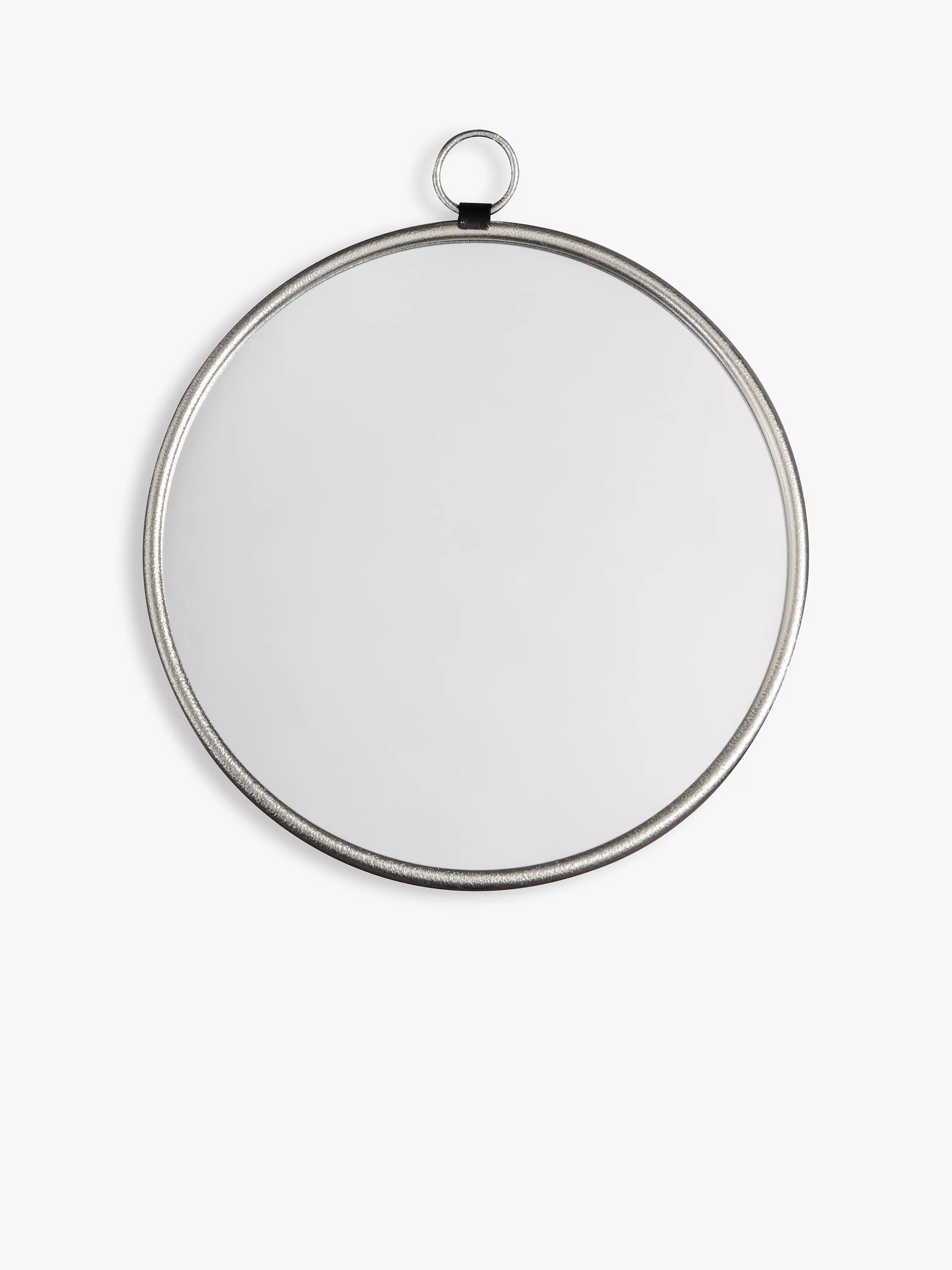 Gallery Direct round wall mirror chrome effect 61cm, imported from the UK