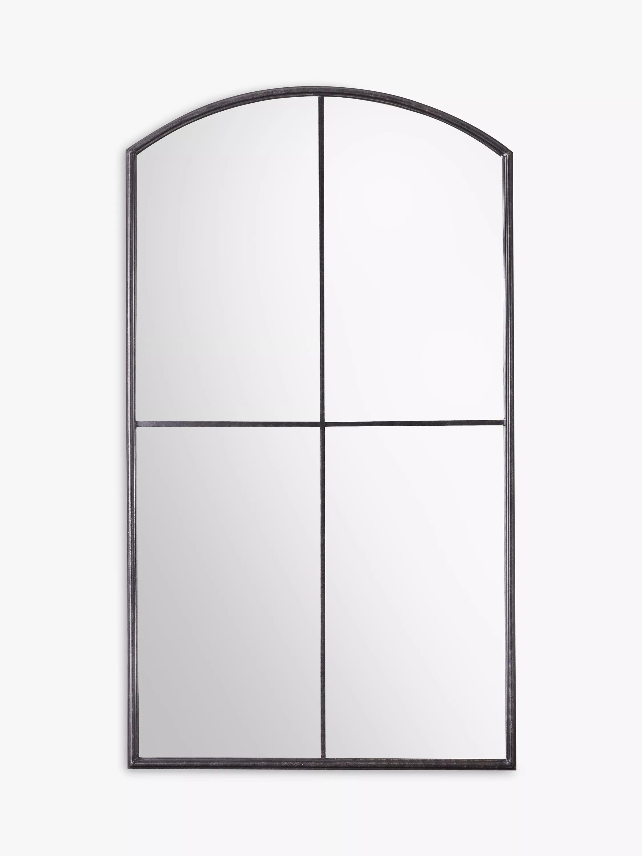 Gallery Direct Frida arched black mirror 160x90cm, imported from the UK