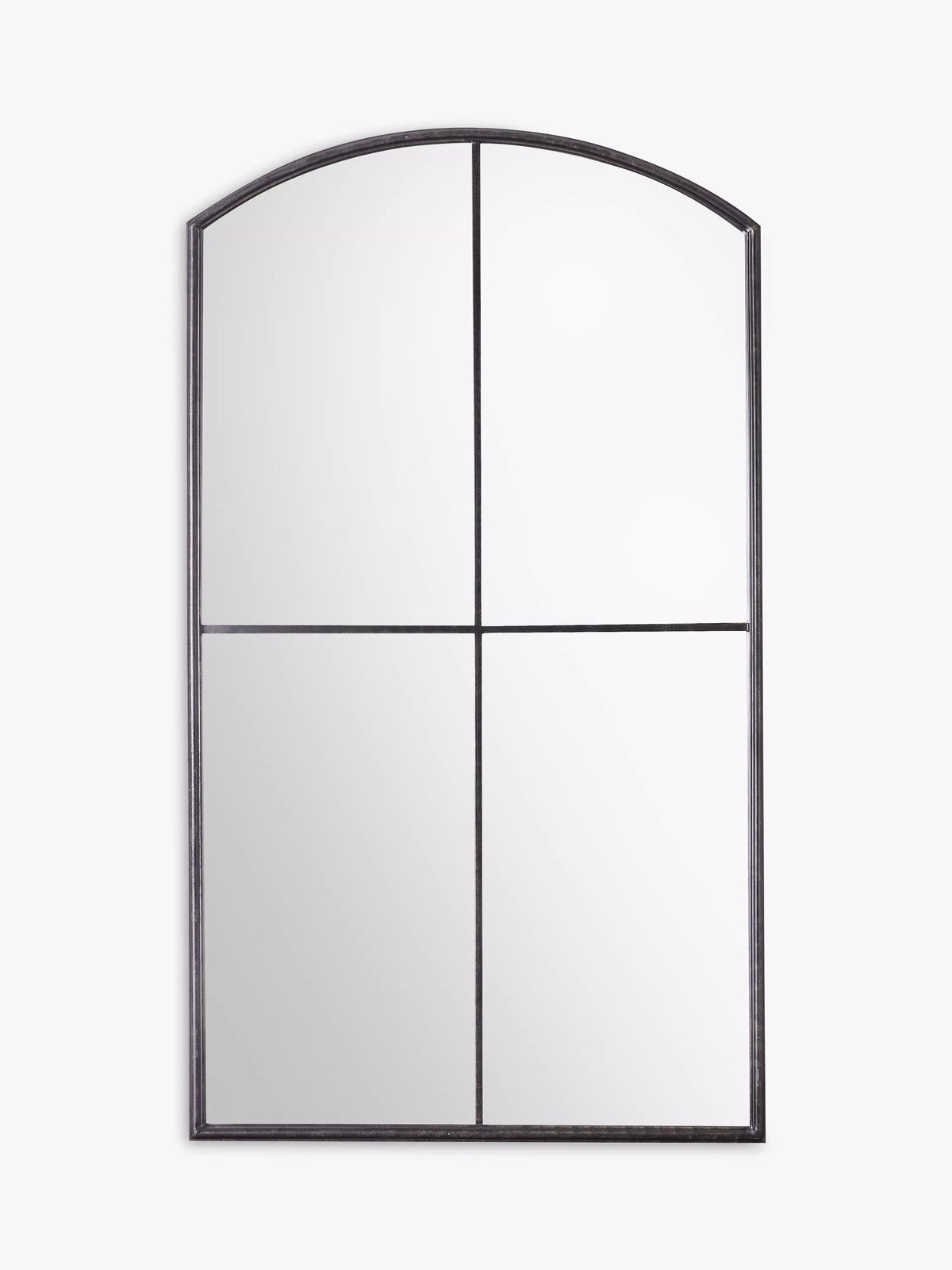 Gallery Direct Frida arched black mirror 160x90cm, imported from the UK