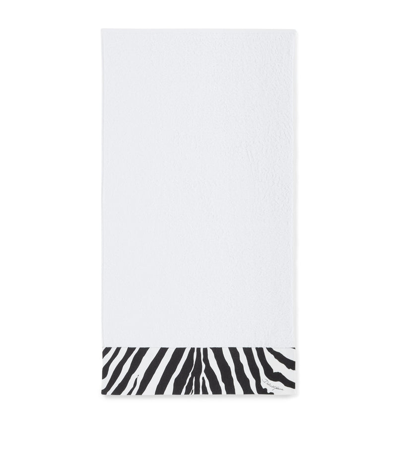 Dolce&Gabbana Casa zebra bath towel set of 5 - British product
