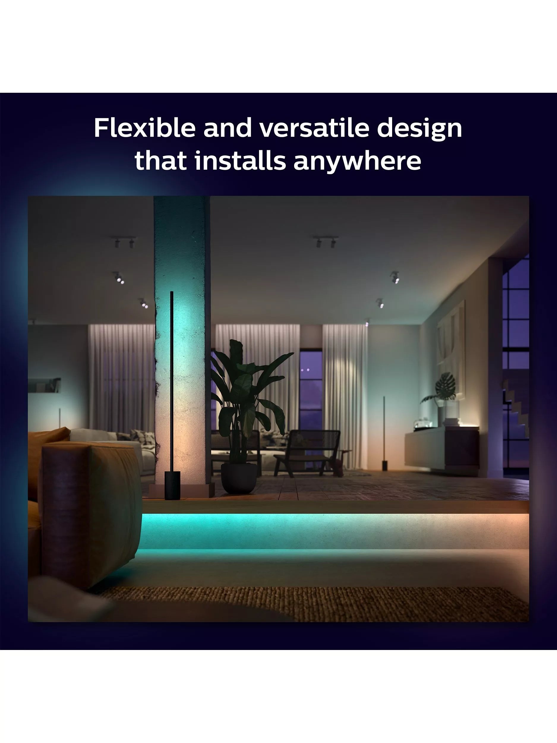 Philips Hue Gradient smart lightstrip extension 1m - British product