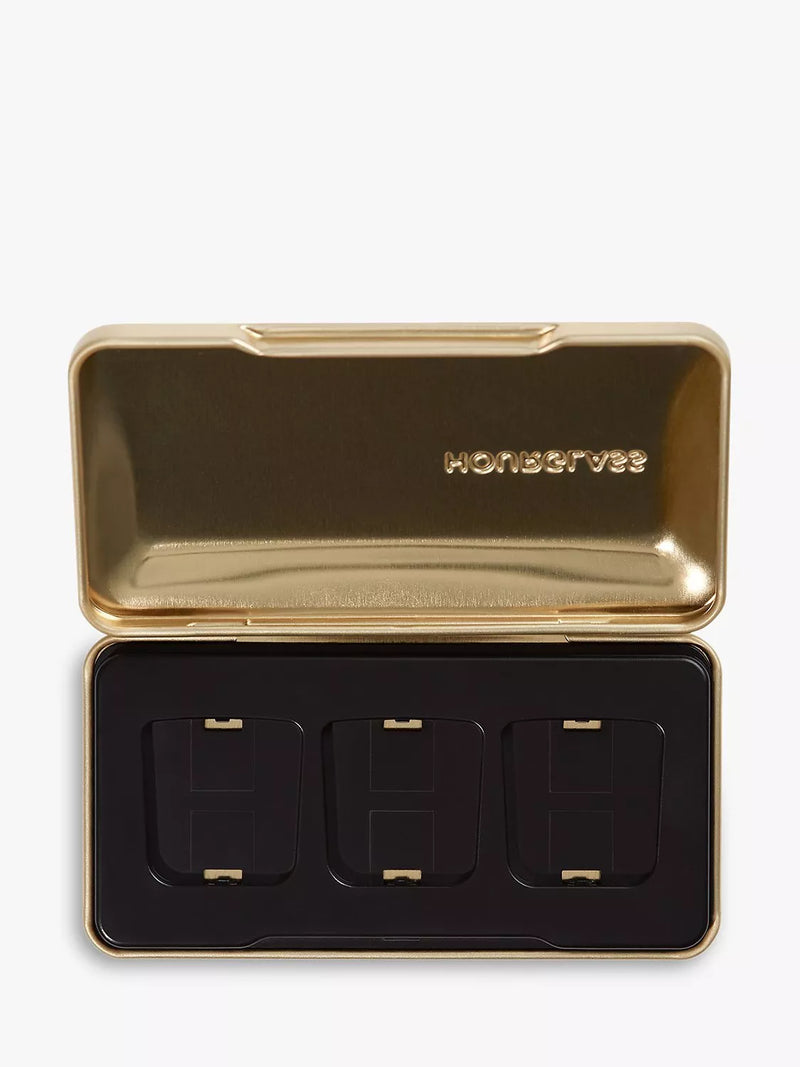 Hourglass customizable eyeshadow pan palette with three pressed powder shades, UK version