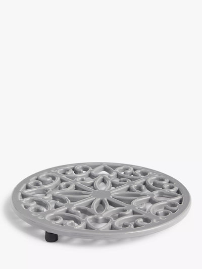 John Lewis John Lewis Cast Iron Trivet 20.5cm Grey- Buy online at McGrocer