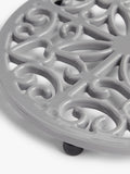 John Lewis cast iron trivet 20.5cm grey, UK version