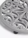 John Lewis cast iron trivet 20.5cm grey, UK version